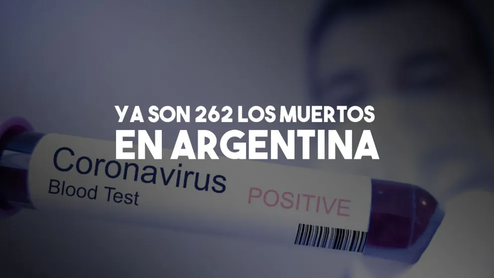 Confirmaron dos nuevas muertes por coronavirus y las víctimas fatales suman 262 en Argentina