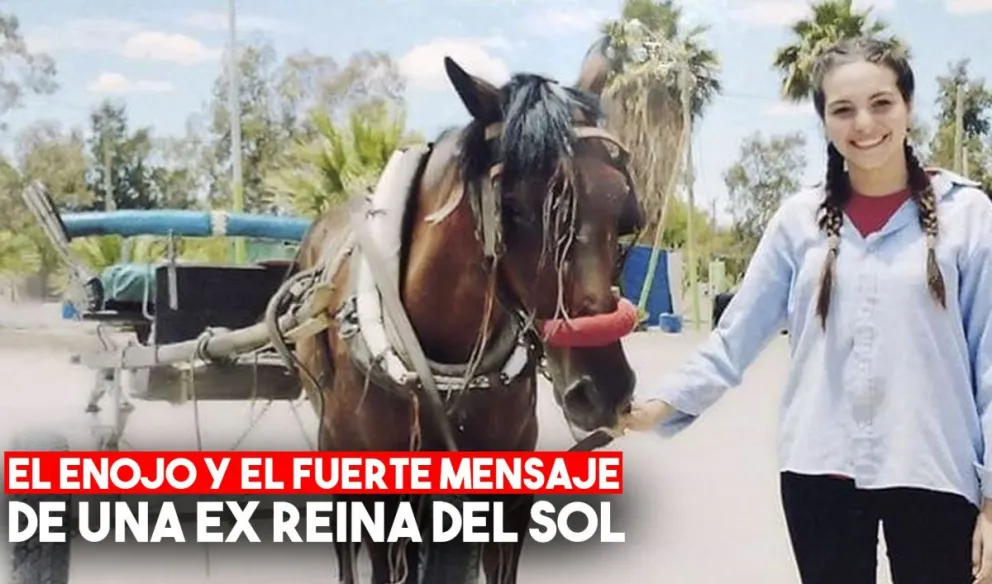 Albardón: nuevamente le robaron uno de sus caballos a una ex Reina del Sol