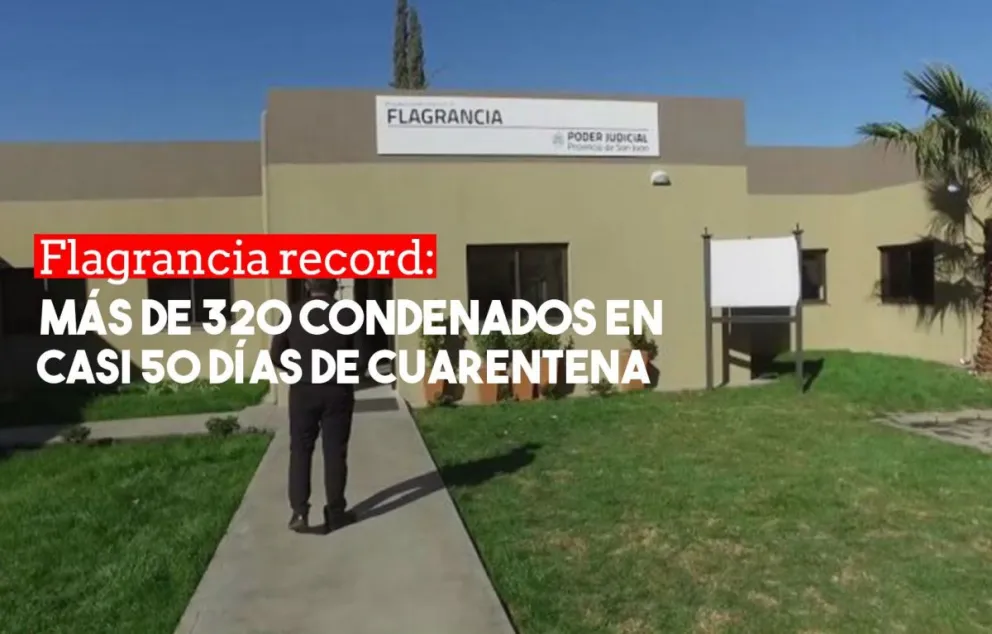 Flagrancia condenó a 325 personas desde que arrancó la cuarentena