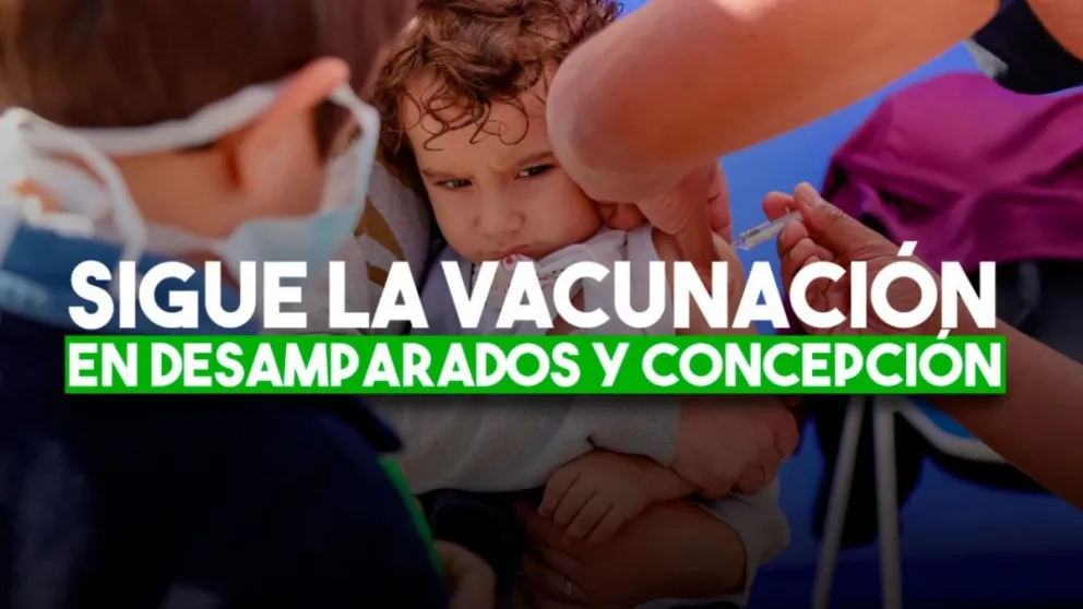 Operativo especial de vacunación en Concepción y Desamparados