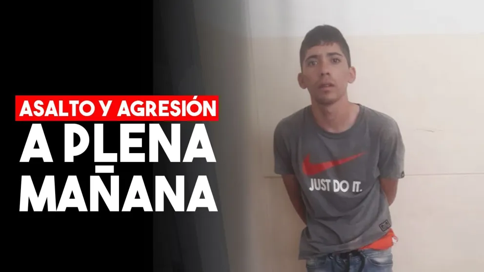 A plena luz del día, un delincuente asaltó a un menor de edad en Chimbas