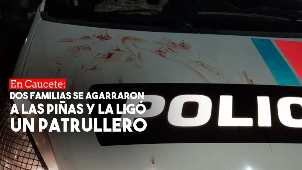 Dos familias cauceteras se enfrentaron en una violenta batalla campal