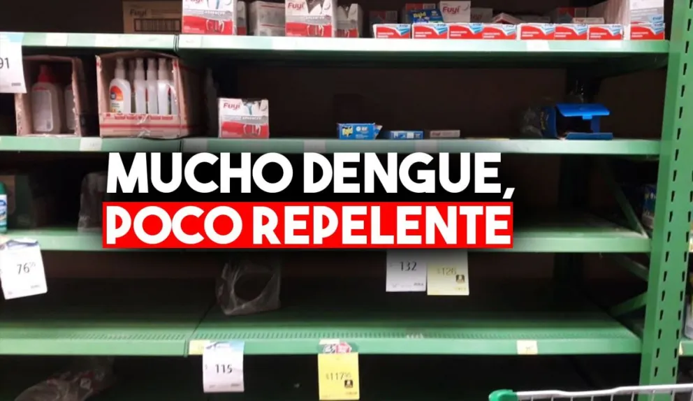En tiempos de dengue, hay faltante de repelentes
