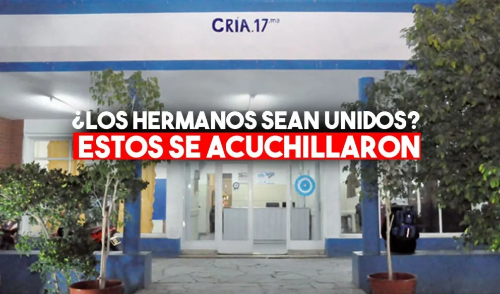 Dos hermanos se agredieron con arma blanca, uno terminó internado