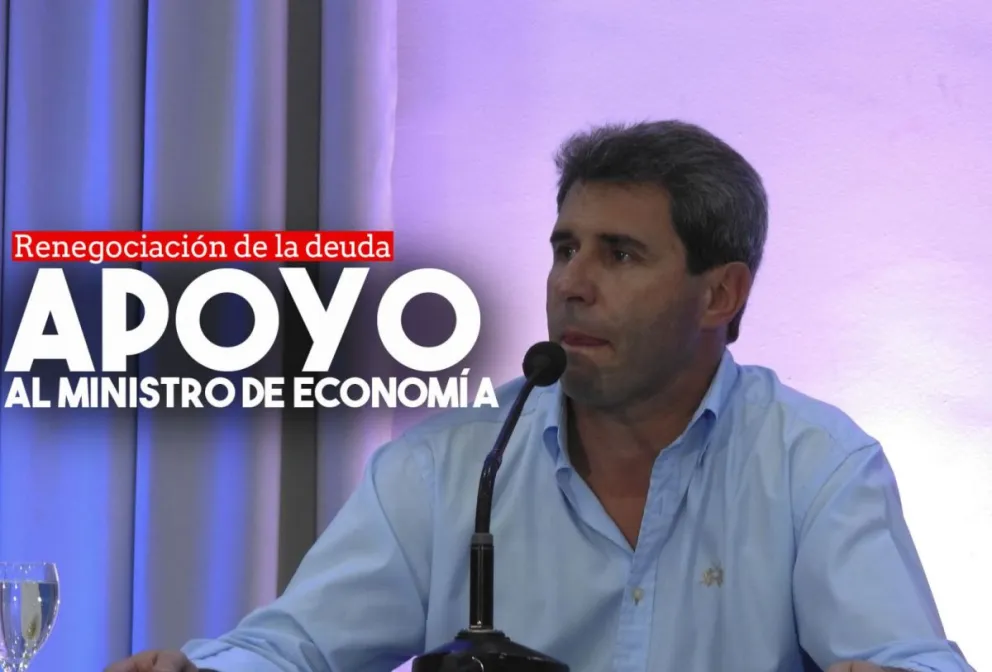 Uñac ratificó su apoyo al Gobierno por la reestructuración  de la deuda