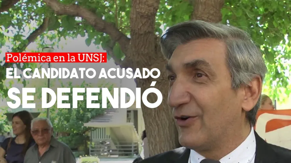 Polémica universitaria: el candidato acusado se defendió y acusó una movida política