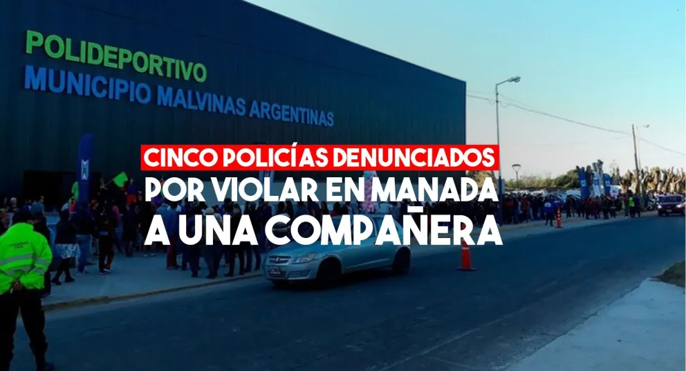 Una joven policía fue violada en manada por cinco compañeros