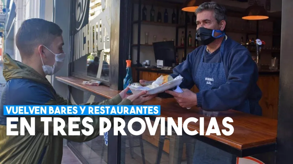 Habilitan la vuelta de comercios, bares y restaurantes en Mendoza, Jujuy y Salta