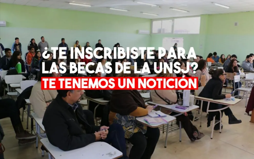 UNSJ:  todos los estudiantes que se inscribieron para becas, la recibirán
