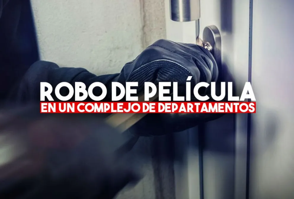 Entraron a robar en un complejo de departamentos y amenazaron con un cuchillo a una mujer