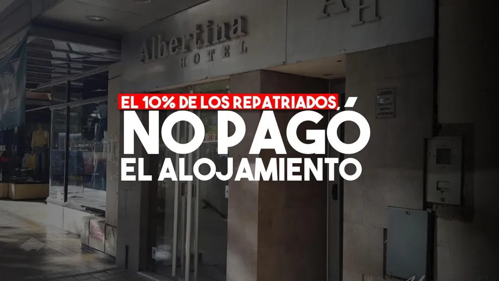 Alrededor del 10% de repatriados no pagó su estadía en los hoteles