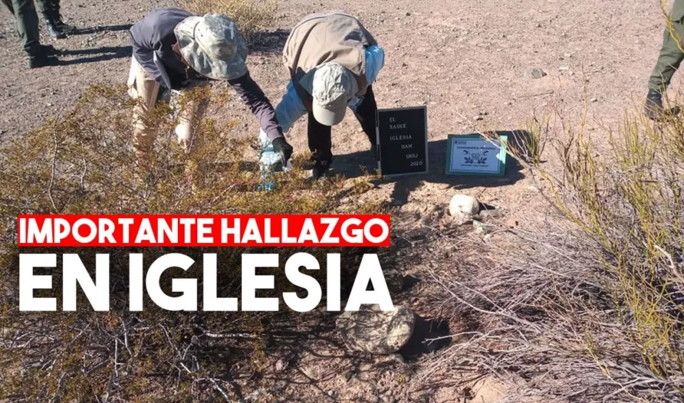 Se hallaron piezas arqueológicas en Iglesia