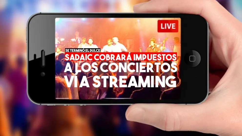 SADAIC le pondrá impuestos a los recitales vía streaming