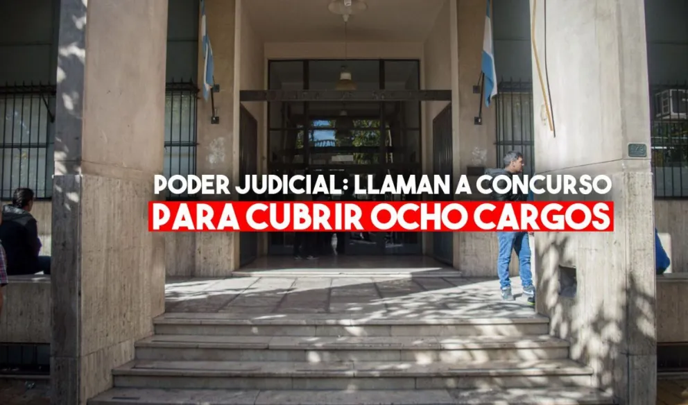 Mediante concurso convocan a cubrir 8 cargos en el Poder Judicial