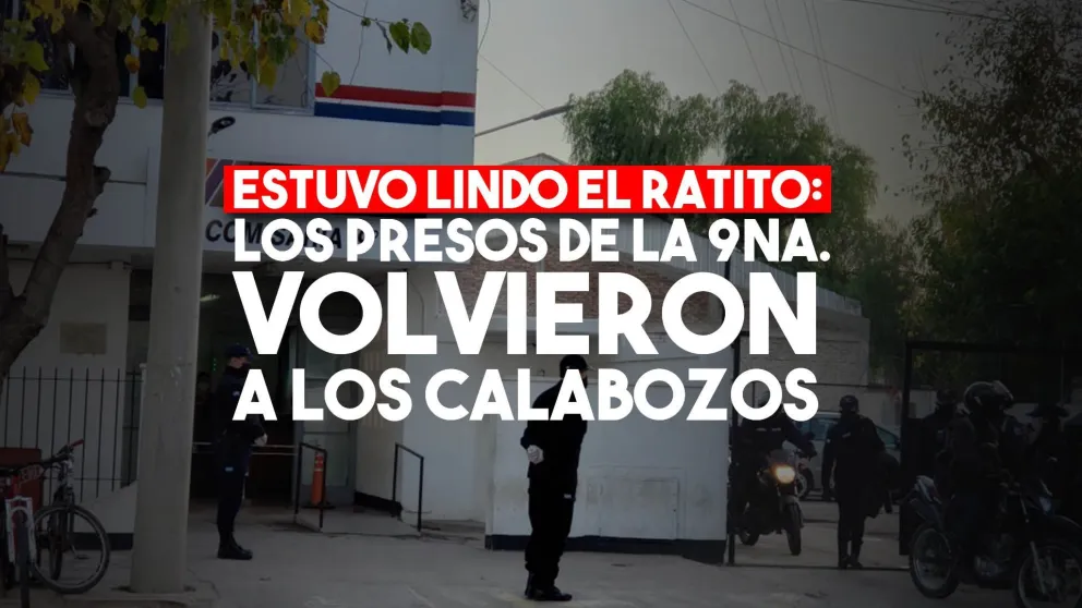 Los presos de la comisaría de Caucete volvieron a los calabozos