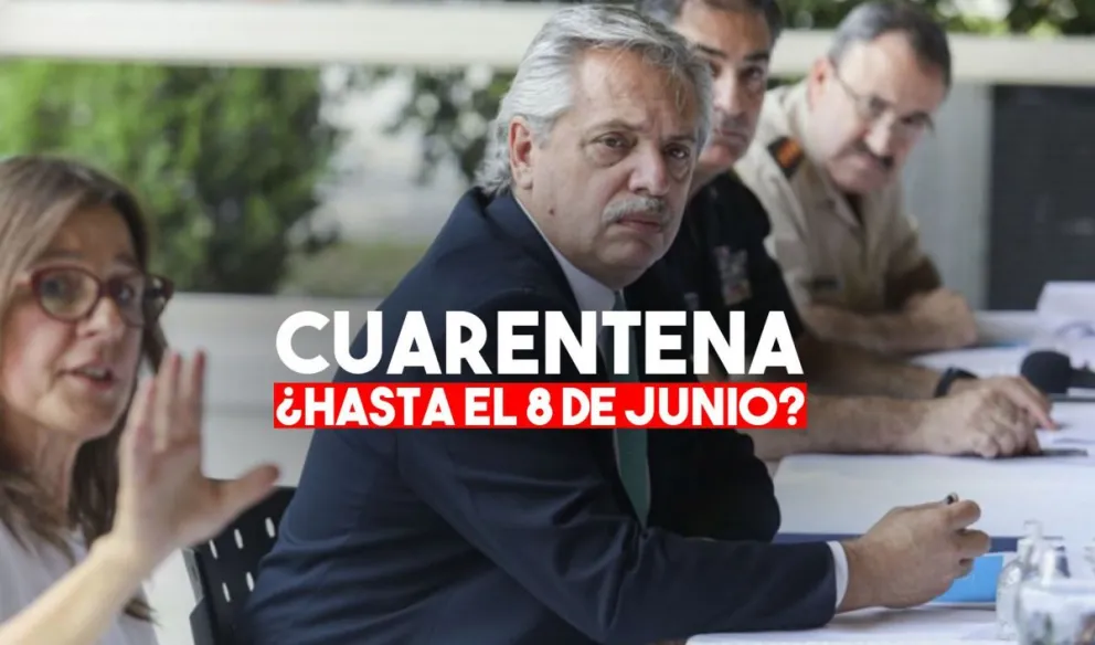 Alberto Fernández analiza extender la cuarentena obligatoria hasta el 8 de junio