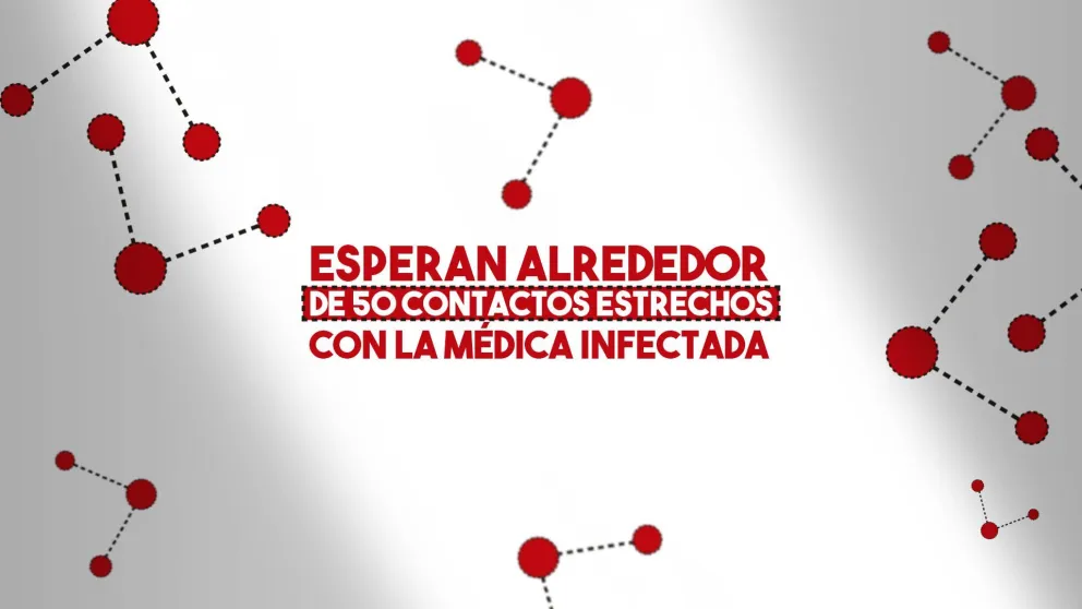 Se realizarán alrededor de 50 hisopados por contactos con la médica infectada