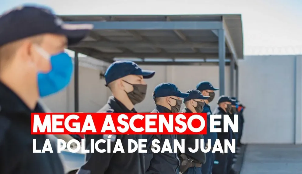Más de 1000 efectivos policiales fueron ascendidos