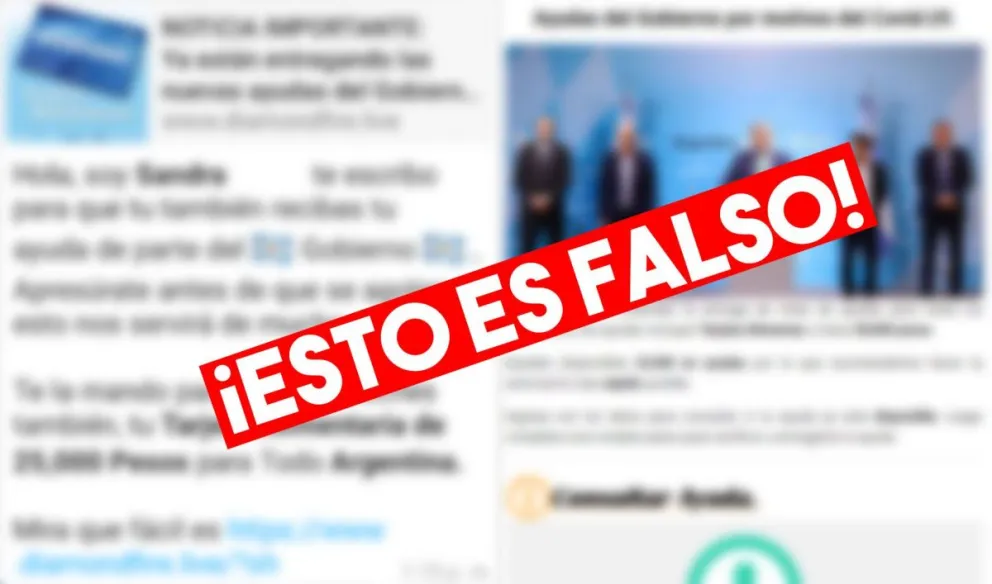 Alerta: mensaje viral FALSO ofrece $25000 de la Tarjeta Alimentar