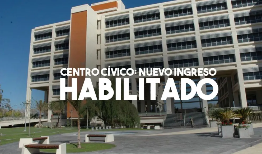 Se habilitó un nuevo ingreso al Centro Cívico