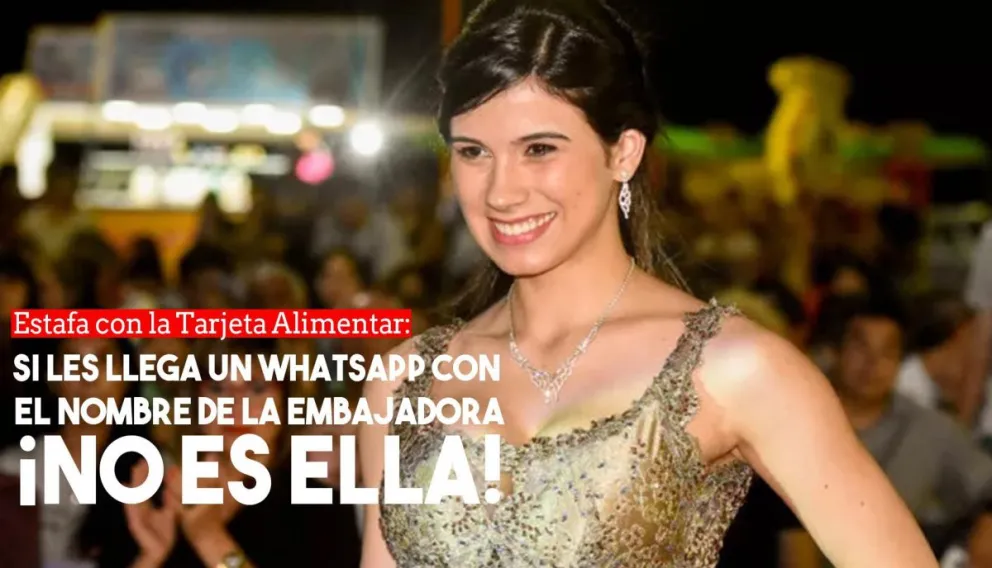 Usaron el nombre de la embajadora del Sol para una estafa