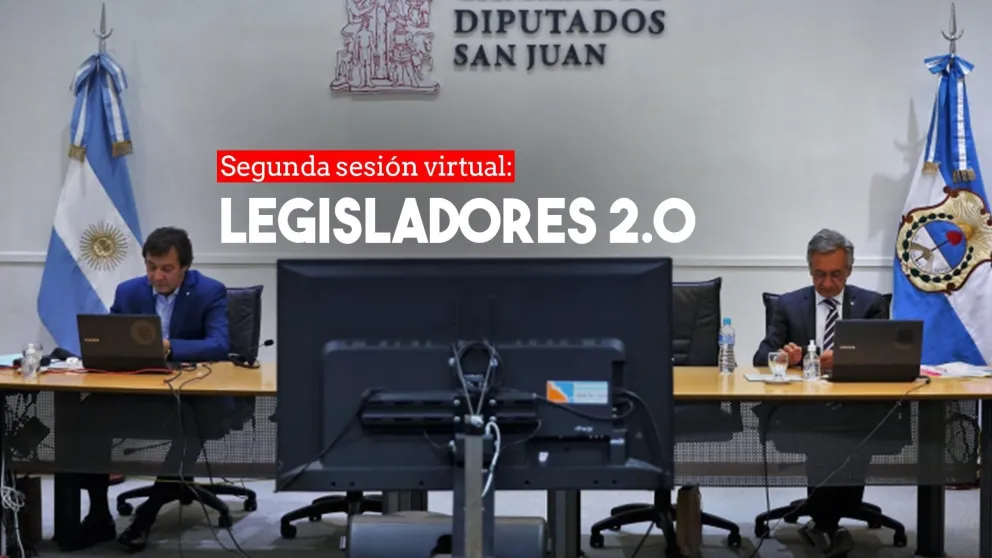 Diputados  y senadores sanjuaninos debaten virtualmente