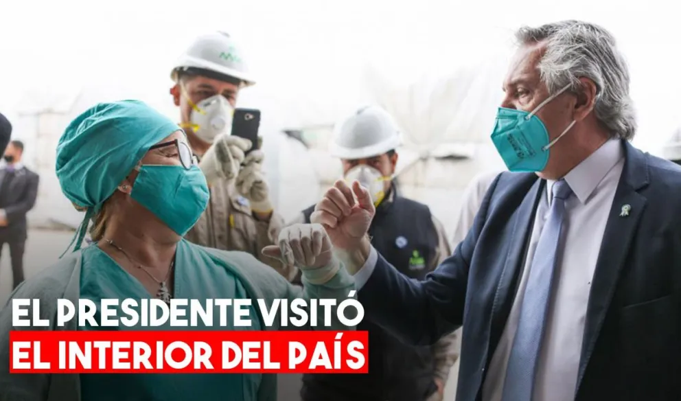 El Presidente visitó Santiago del Estero en su primer recorrido por el interior del país