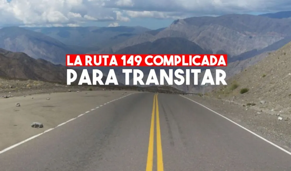 Precaución en Ruta 149 por neblina y escarcha en el pavimiento