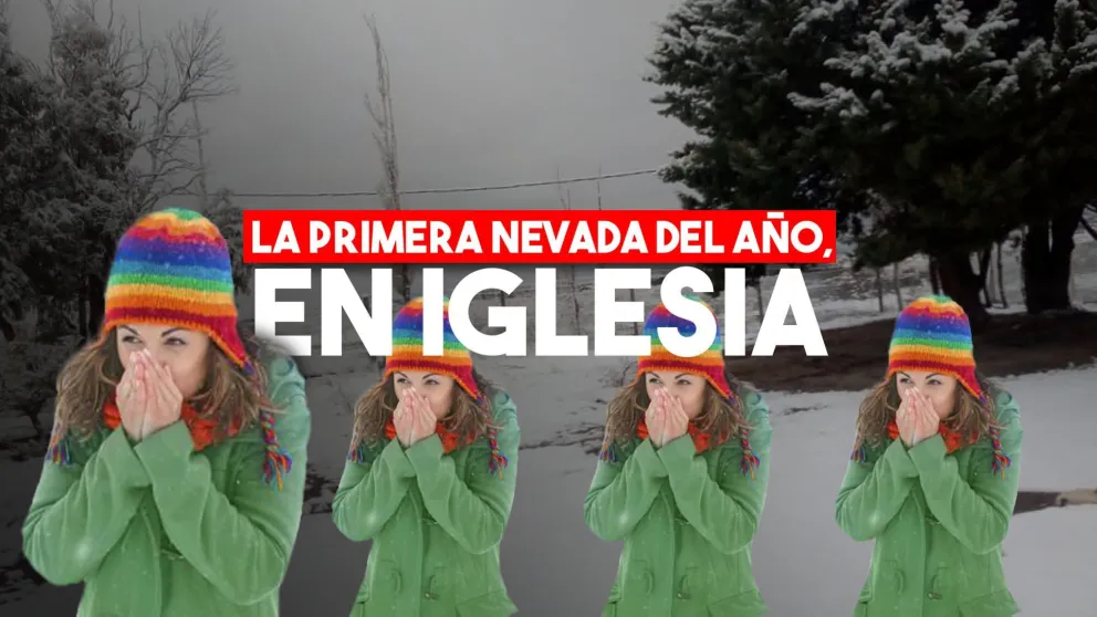 Así se vio la primera nevada del año en la provincia
