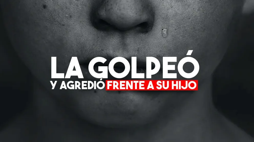 Un hombre golpeó y agredió a su pareja frente al hijo de ambos