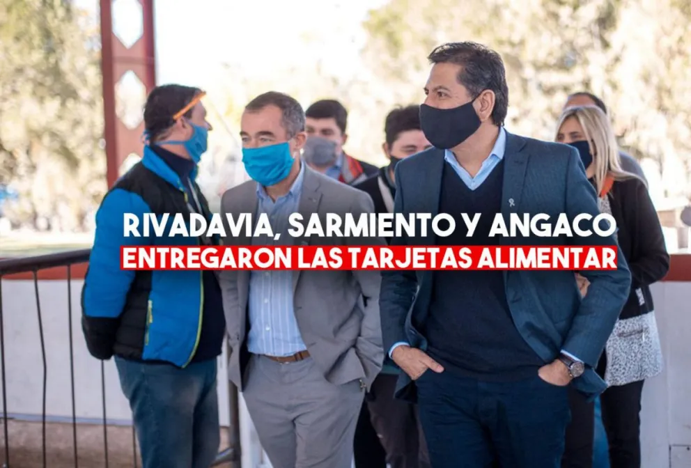 Rivadavia, Sarmiento y Angaco culminaron los operativos de Tarjetas AlimentAR