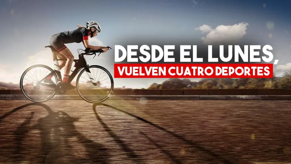 Desde el lunes, habilitan cuatro deportes al aire libre