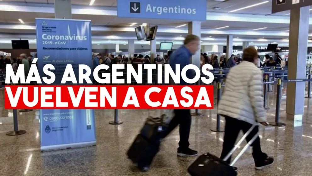 En una semana regresarán al país más de 4.000 argentinos varados en el exterior