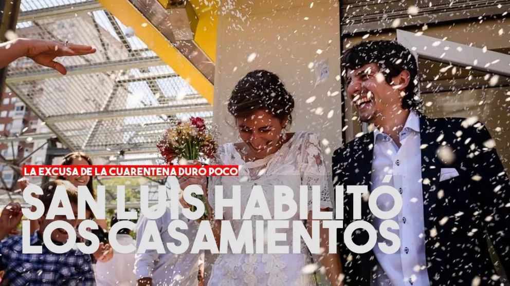 En San Luis se podrán celebrar casamientos y bautismos