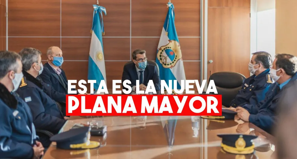 Presentaron la nueva Plana Mayor de la Policía de San Juan