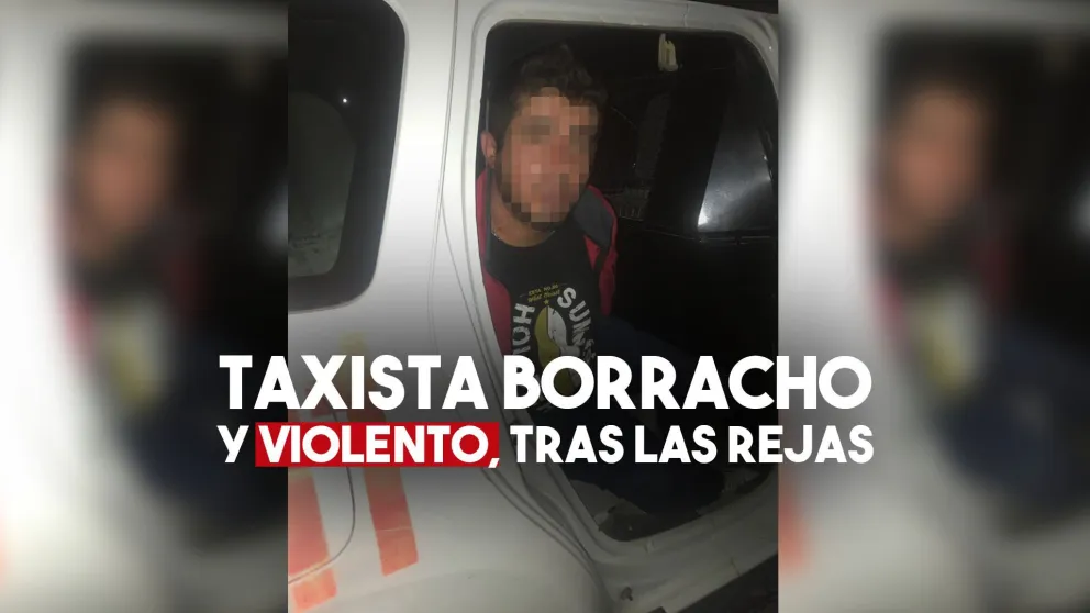 Un taxista llegó borracho a su casa y le dio una paliza a su mujer