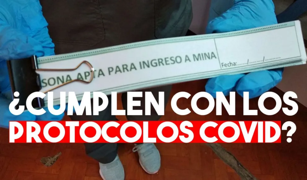 Emprendimientos mineros: inspección para ver si cumplen protocolos del COVID-19