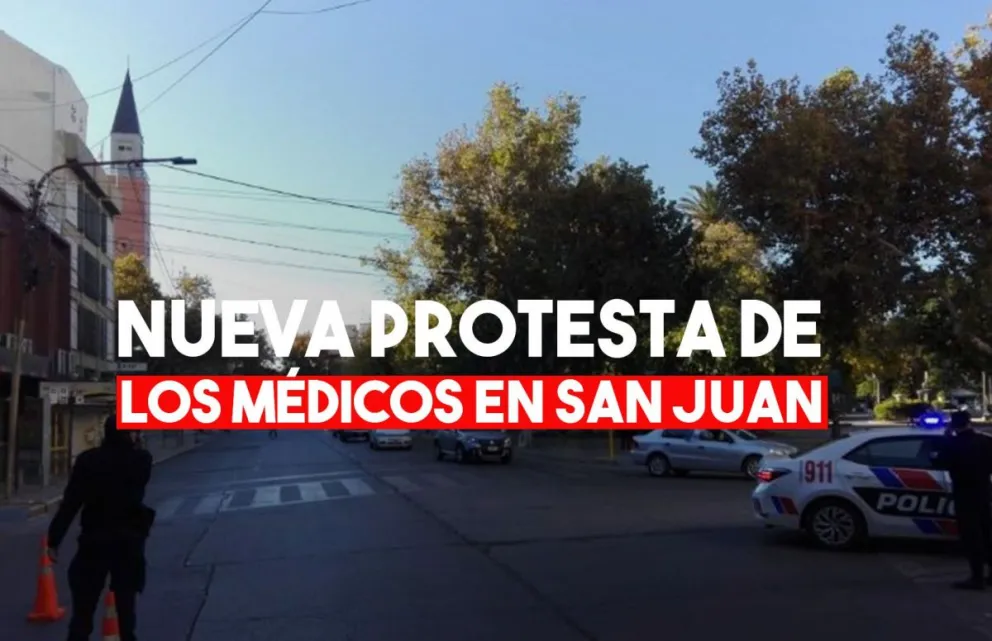 Los médicos hicieron un bocinazo en San Juan