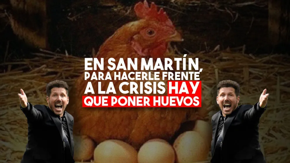 San Martín lanza un plan de producción de huevos para los vecinos