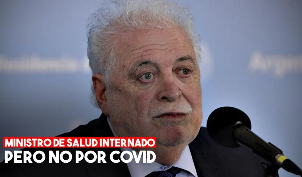 Ginés González García permanecerá internado al menos hasta mañana