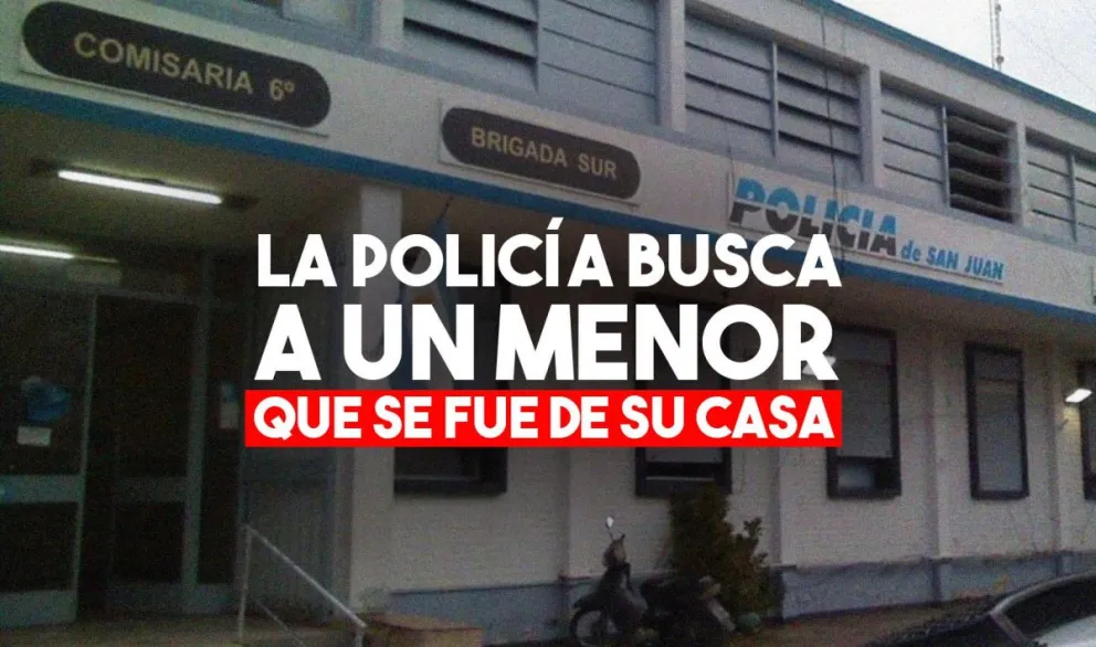 La policía busca a un joven menor de edad que se ausentó de su casa
