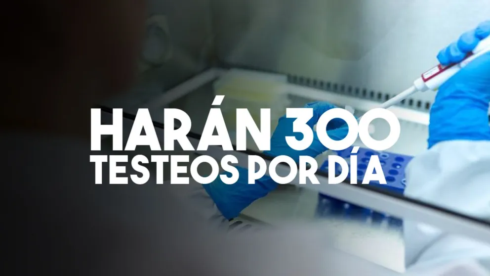 Con las nuevas cabinas, realizarán cerca de 300 testeos por día