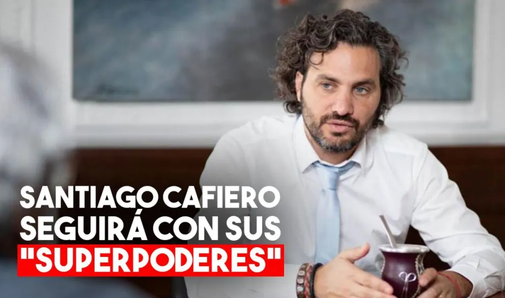 Juntos por el Cambio no pudo quitarle los "Superpoderes" a Cafiero