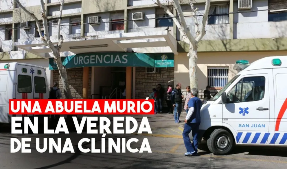 Una abuela murió en la vereda de una clínica tras esperar ser atendida