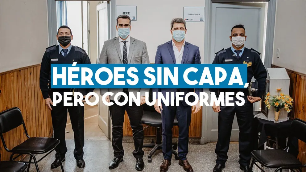 Agentes policiales salvaron la vida de una bebé y fueron reconocidos