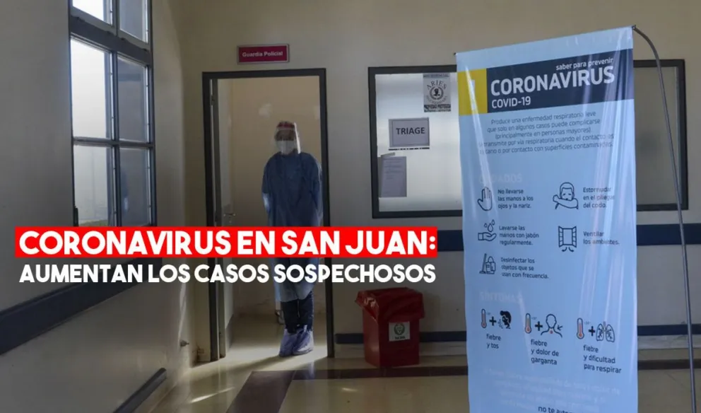Coronavirus: son 24 los casos sospechosos en San Juan