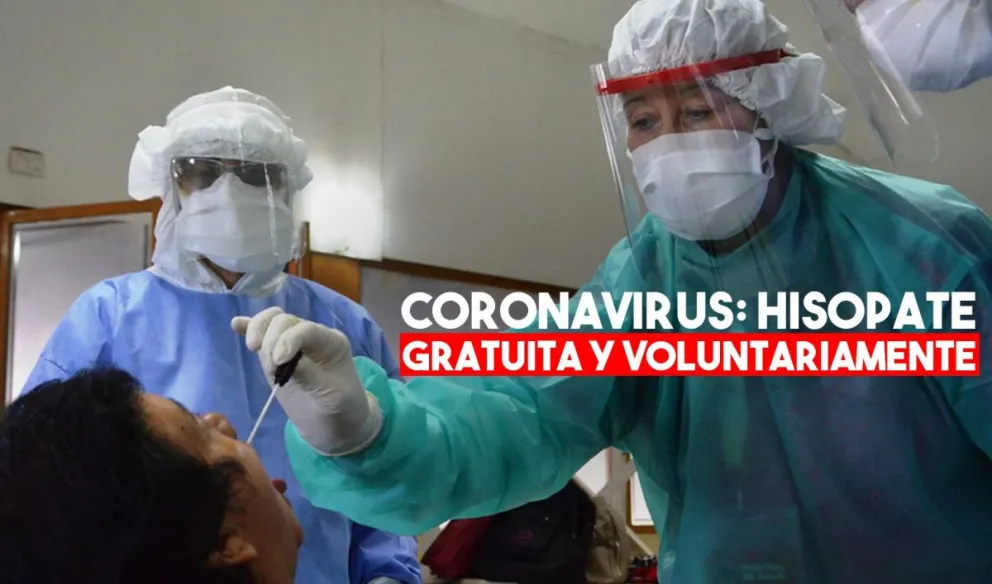 Se realizan hisopados gratuitos y voluntarios en las dos ferias de frutas y verduras de San Juan
