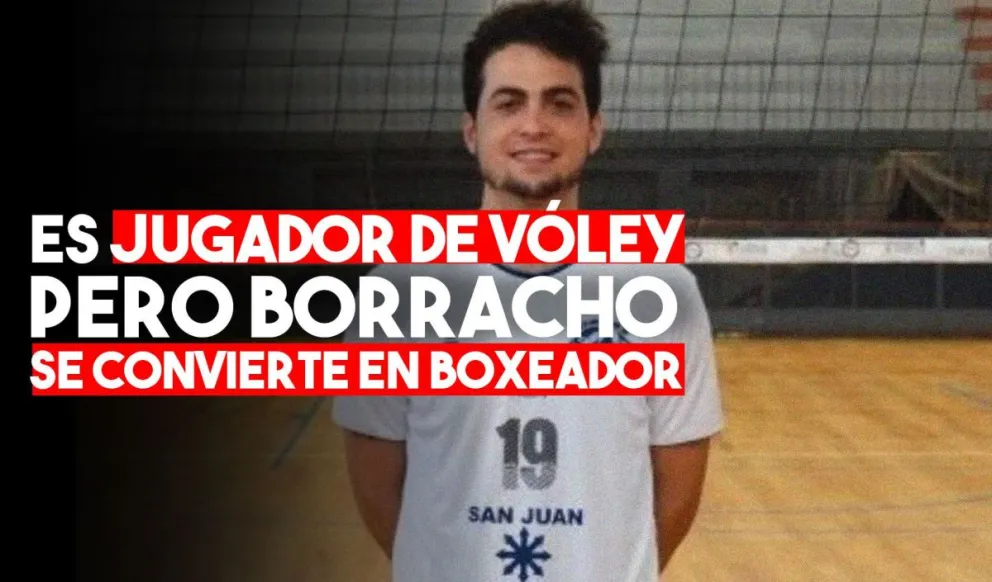 Es jugador de vóley y borracho atacó a una mujer policía