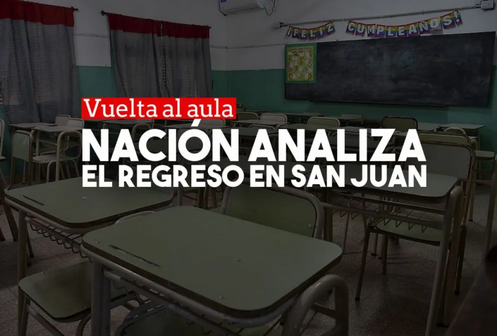 Vuelta a las aulas: un Consejo Asesor analizará la propuesta de San Juan
