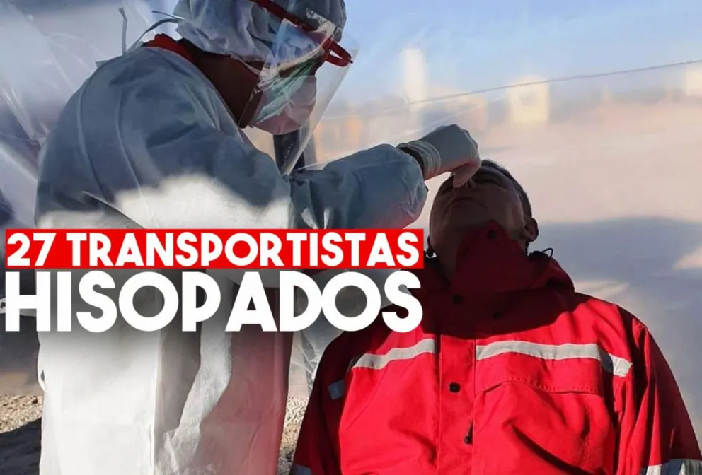 Ya hisoparon a 27 transportistas